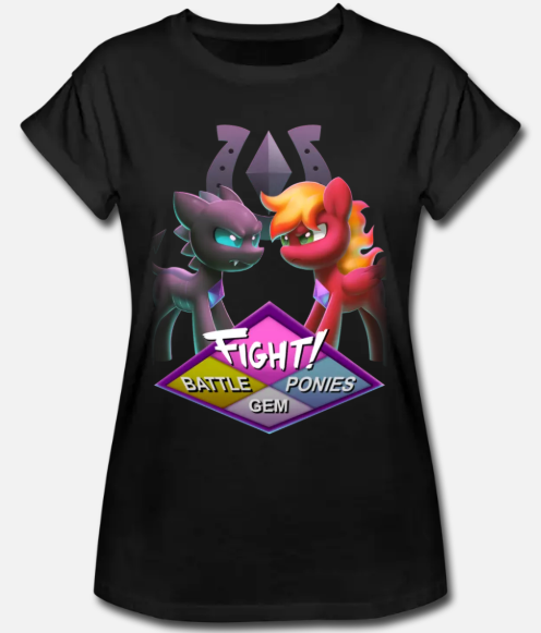 FIGHT! - Battle Gem Ponies Women's Tee